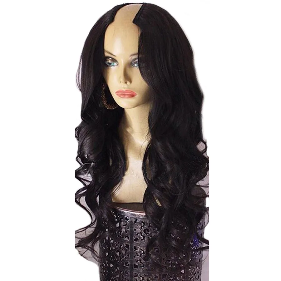

SHUMEIDA U Part Wig Human Hair 2x4 Inch Opening U Part Barzilian Wig Body Wave Wig Middle Part Human Wigs Remy