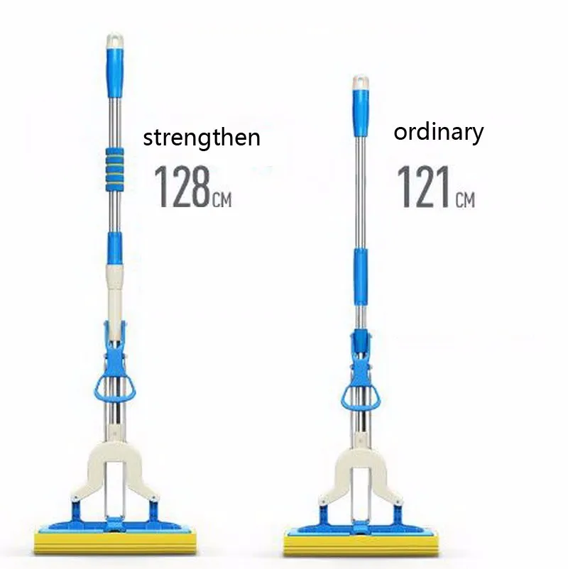 341217/стержень из нержавеющей стали резиновая эластичная хлопковая Швабра воды, насадка на швабру из микрофибры Сложите губчатая Швабра воды