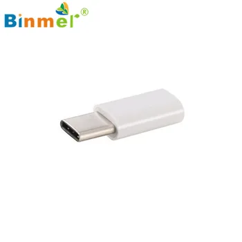 

Binmer 2017 Free shiping Micro USB to USB 3.1 Type-C USB Data Adapter for Oneplus Two 2 12'' MacBook USB Adapter Sep 12