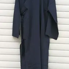 Унисекс даосизм халат тай-чи Униформа даосский кунг-фу одежда добок лето и весна одежды костюмы темно-синие