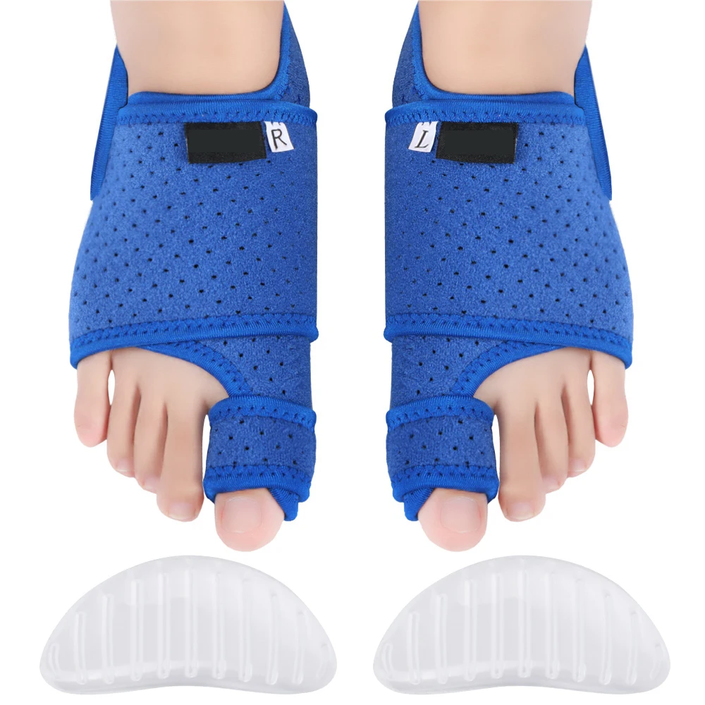 Регулируемый Выпрямитель для ног Bunion Splint выпрямитель с гелевой аркой облегчение