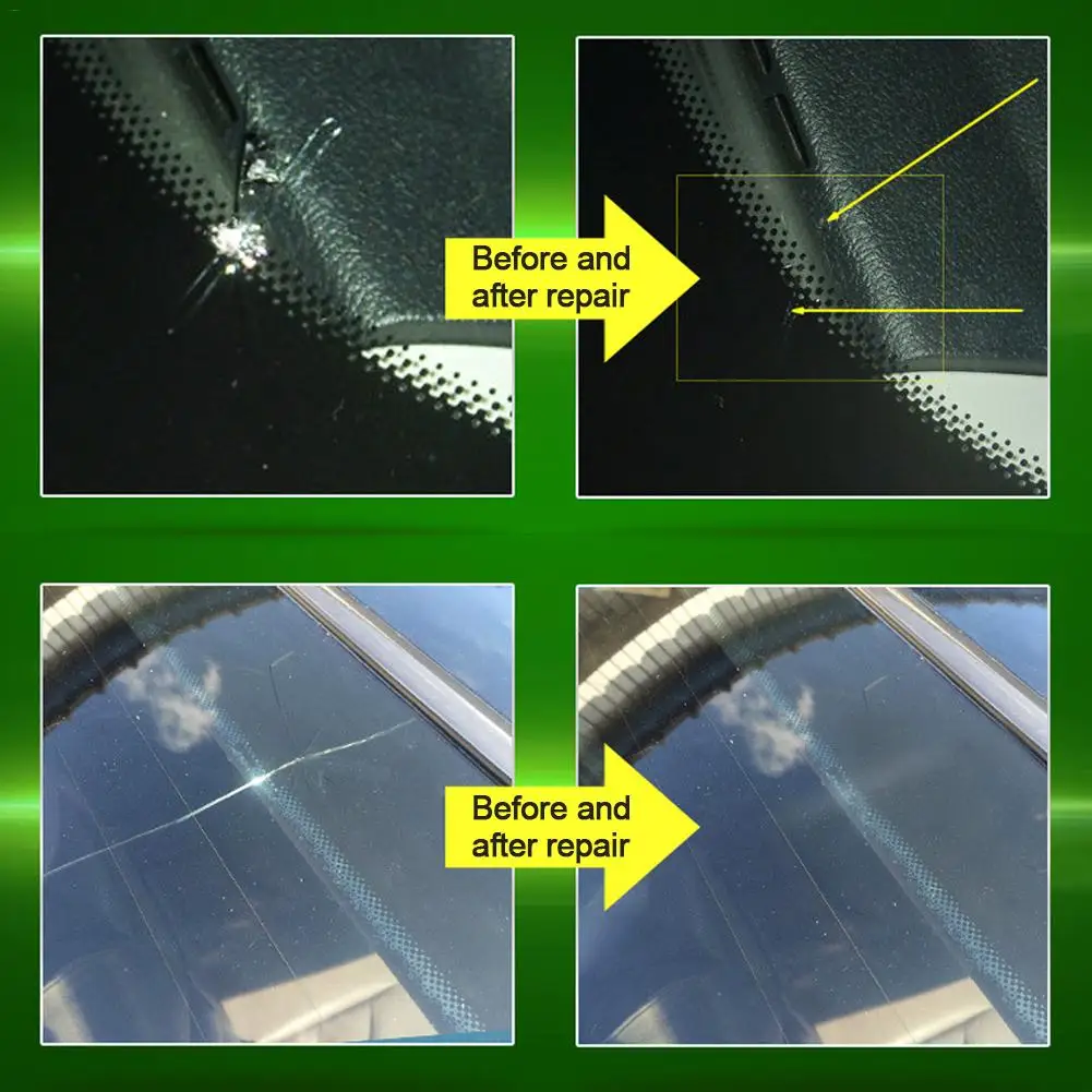 Car Windshield Repair Kits Car Window Repair Tools Windscreen Glass Scratch Crack Restore Window Screen Polishing Car-styling