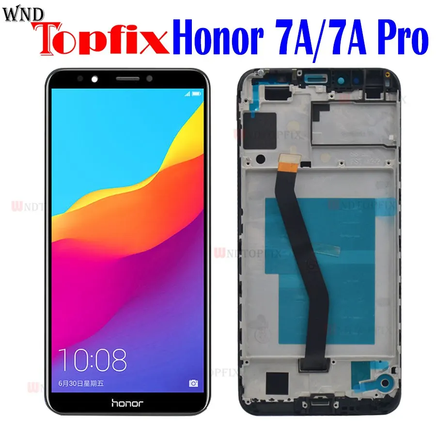 Оригинальный дисплей 5 7 дюйма для Huawei Honor 7A ЖК-дисплей с сенсорным экраном и