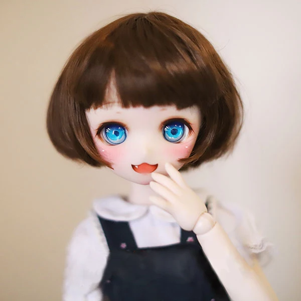 BJD кукла парики имитация мохер мягкий парики боб доступны для 1/6 1/4 1/3 BJD SD MDD Аксессуары куклы парики