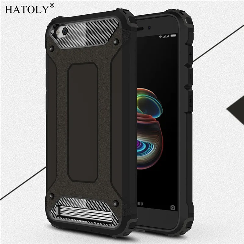 

HATOLY Cover Xiaomi Redmi 5A Case Silicone Rubber Armor Protective Hard Phone Case For Xiaomi Redmi 5A Cover For Xiaomi Redmi 5A