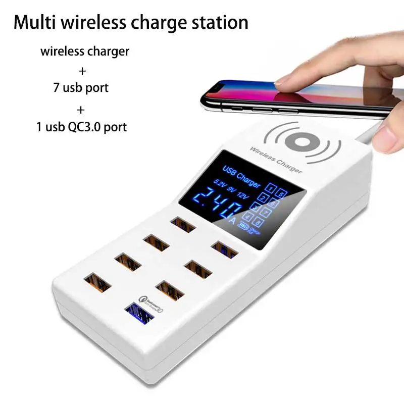 Зарядная станция с несколькими usb портами для huawei qc3.0 быстрое зарядное устройство