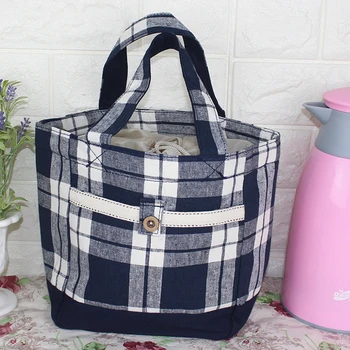 

Portable Insulated Canvas lunch Bag Thermal Food Picnic Lunch Bags for Women kids Men Cooler Lunch Box Bag Tote