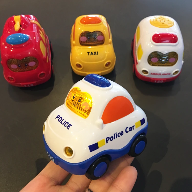 

Promotion!!!Kawaii Mini 4Pcs/set Cartoon Pull back Car Resistance to Fall Vehicle Toys For Children Under 6 Random Delivery