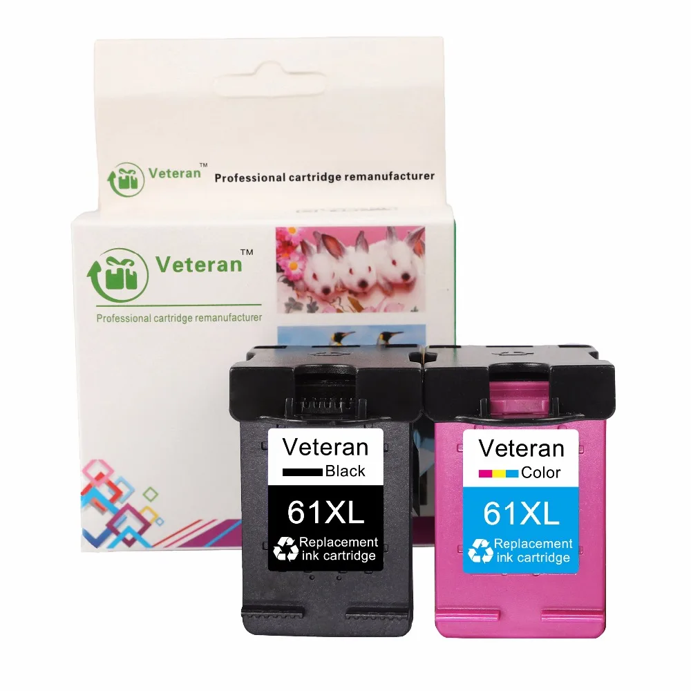 Ветеран 61xl совместимый для hp 61 XL чернильный картридж xl зависть 4500 4502 5530 с