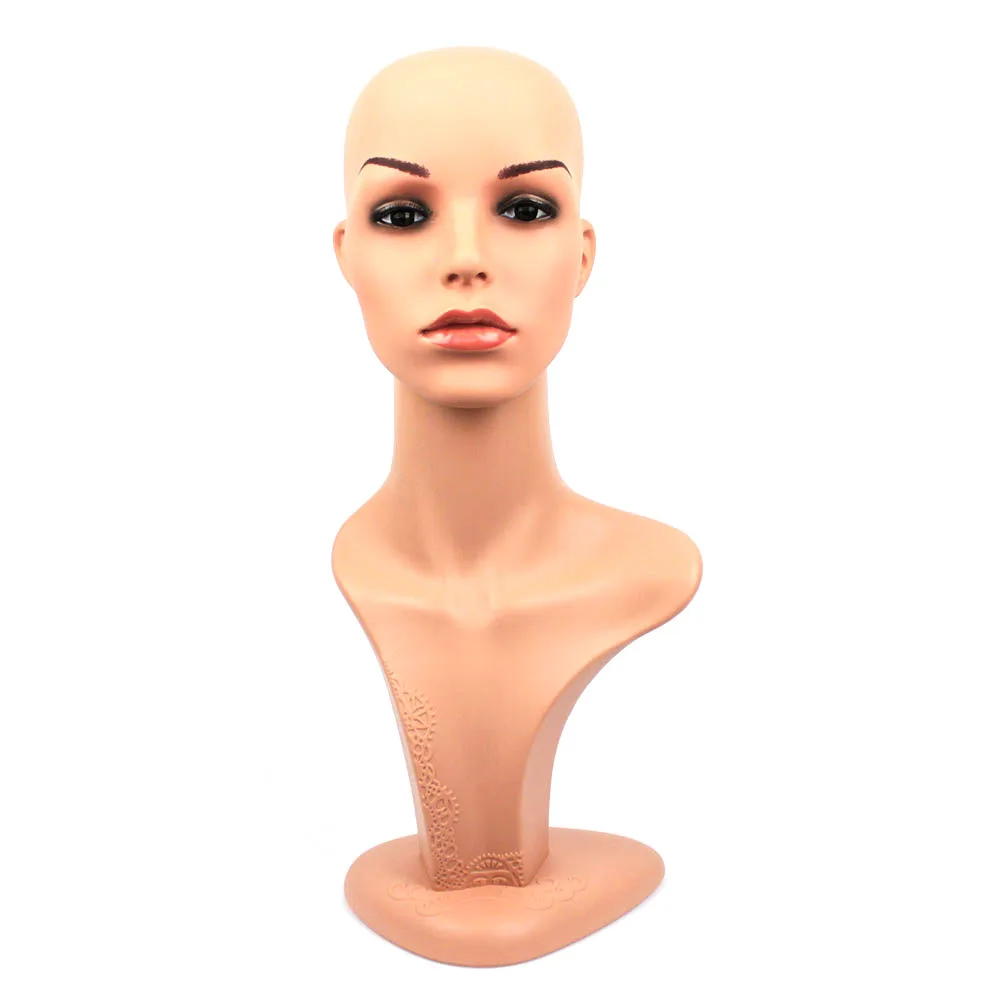 Высокое качество PE реалистичный манекен женщина головы париков D5 FIR|mannequin dummy head|wig