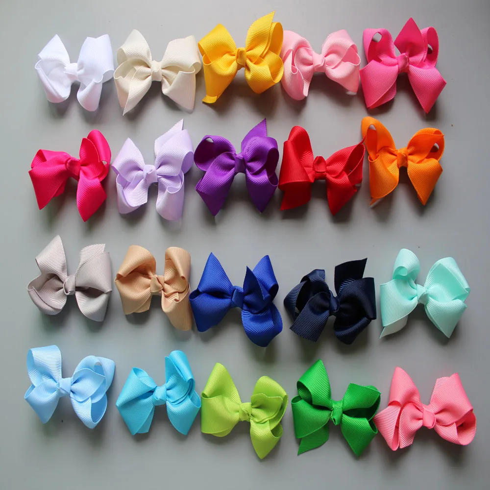 

Wholesale 200pcs/lot Freeshipping kids Girls boutique 8cm Hair bows For DIY headband 22color for choose