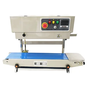 

YTK Automatic Vertical Type Stainless Iron Body Sealer Continuous Plastic Film Sealing Machine With Conveyor FR900LS
