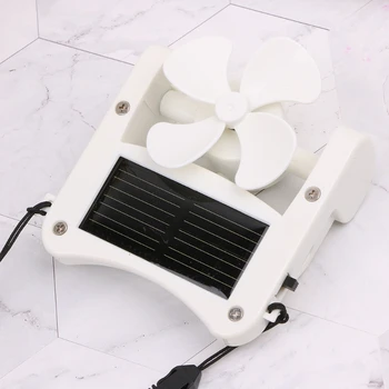 

USB Mini Solar Power Portable Cap Hat Clip On Fan Hanging Desktop Camping Cooler