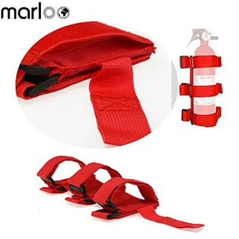 

Marloo Car Accessories For Jeep Wrangler retractable fire extinguisher fixed strap Roll Bar Fire Extinguisher Car Trunk Holder
