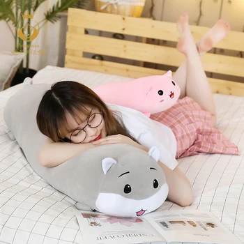 

1PCS 60/90cm lovely shiba inu dog cat hamster bear plush toy cartoon soft plush stuffed animals pillow kids toy home decoration