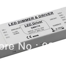 ; 0-10V светодиодный диммер& светодиодный драйвер постоянного Напряжение 2 канала Вход DC12-24V один CH