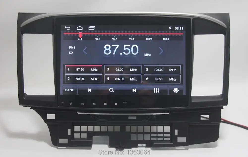 Best Nedehe 2G+32G Octa Core Android 8.0 Car Radio Stereo For Mitsubishi Lancer 2008- 2010 2011 2012 2014 2015 Car GPS Navigation 6