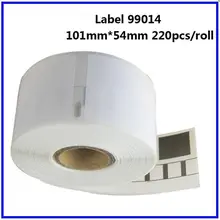 LUDEOU Для Dymo Labelwriter 450 Принтер Этикеток Label Maker Ленты 99014 Адрес Наклейка 101 мм * 54 мм 220 шт./рулон Этикеток Писатель