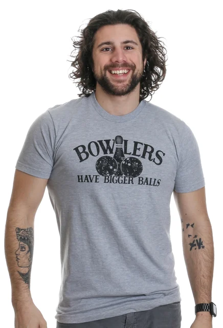 Best Price Bowlers Have Bigger Balls Funny Bowling Team Bowler Alley League Humor Short Sleeve T-shirt 100% Cotton Best Price Bowlers Have Bigger Balls Funny Bowling Team Bowler Alley League Humor Short Sleeve T-shirt 100% Cotton
