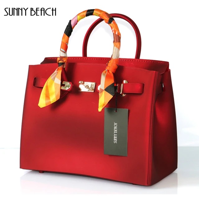 Sunny Beach New Luxury Matte Pvc Waterproof Women Bag Bolsa Totes Sunny Beach New Luxury Matte Pvc Waterproof Women Bag Bolsa Totes Purses Shoulder Messenger Bags