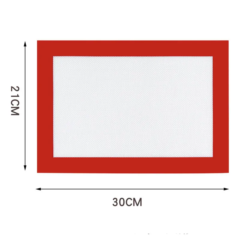 30*21 см кухонный силиконовый коврик для выпечки, антипригарная форма для выпечки, коврик для помадки, макарон, печенье, стеклянные волокна, коврик, кондитерские инструменты, аксессуары - Цвет: B