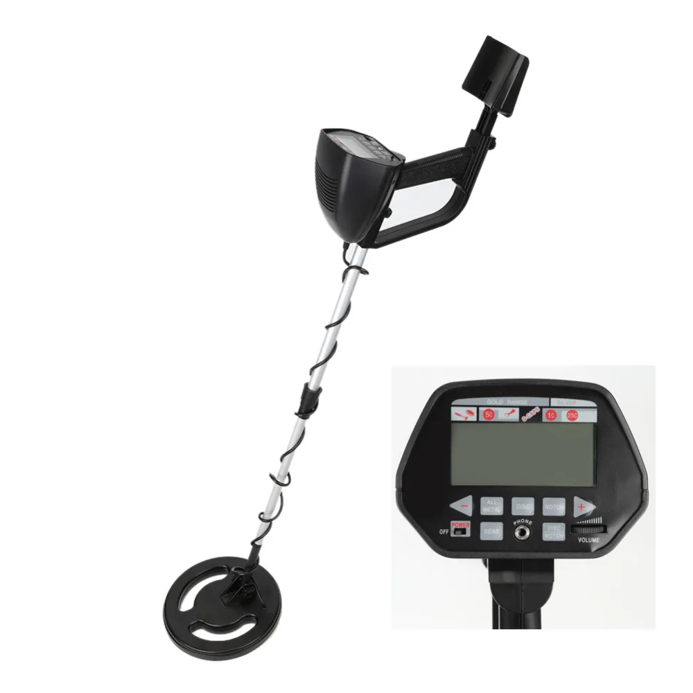 

MD4050 Metal Detector LCD Display Searching Treasure Gold Finder High Sensitivity Underground Metal Detector Hunter