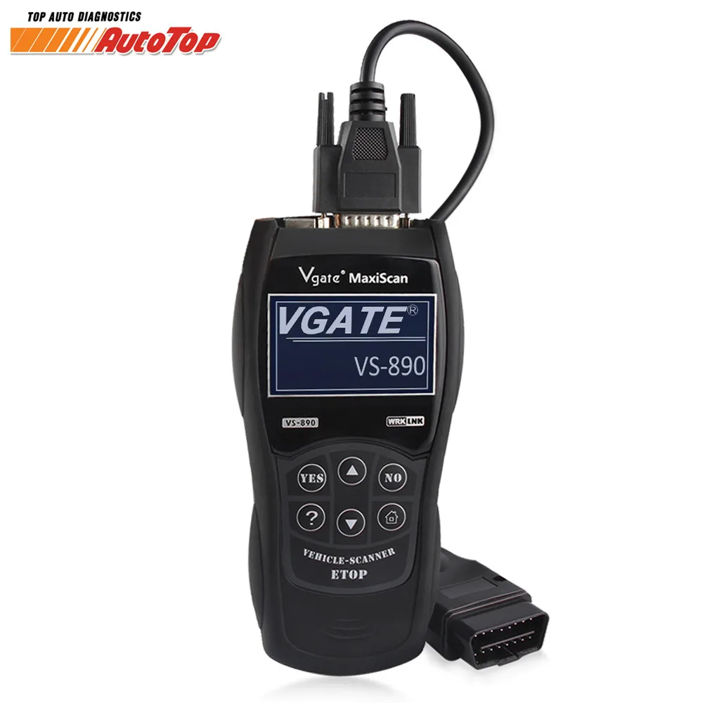 

Best OBD2 ODB2 Autoscanner VGATE VS890 Car Diagnostic tool Supports OBDII EOBD CAN Engine Reader for Car Auto Diagnosis Scanner