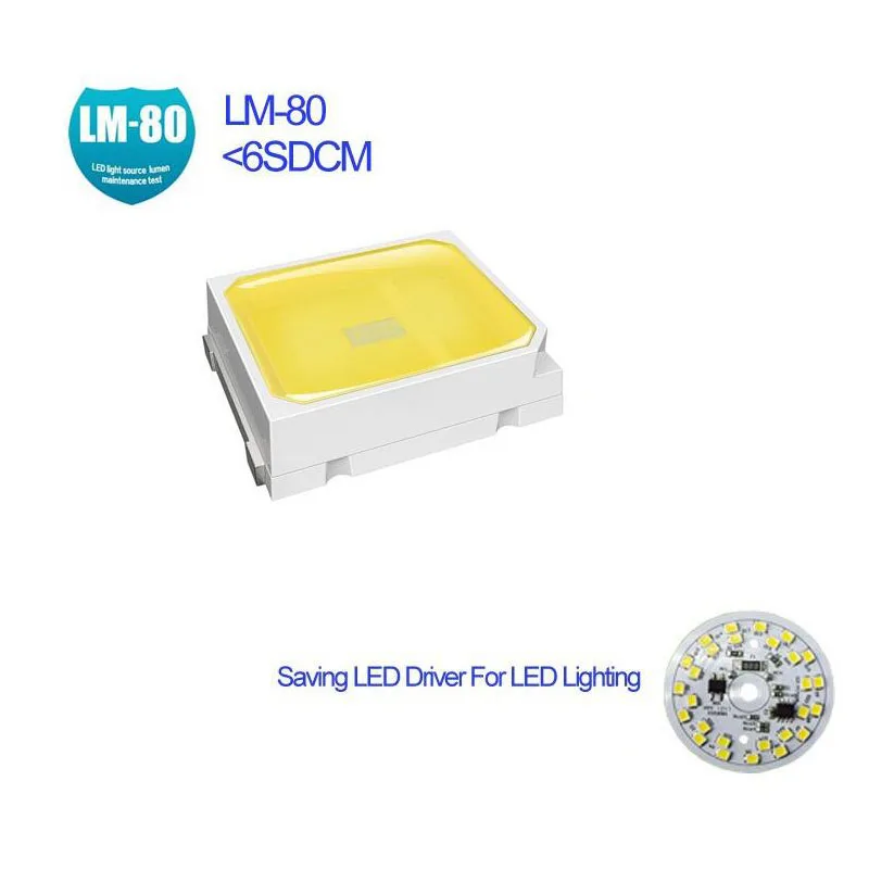 Новое поступление высокая яркость 0 5 Вт 2835 smd led 50 55 лм 18 20 в 6000K (белый) 100 шт.
