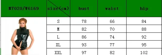 7020 size chart