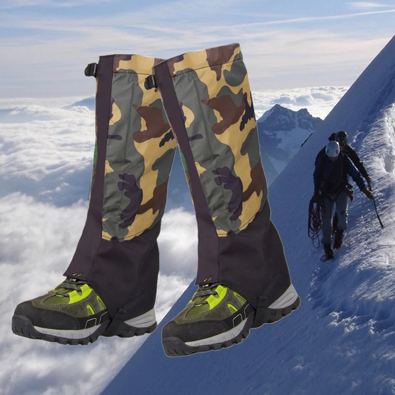 

1 Pair Waterproof Outdoor Walking Climbing Hunting Snow Legging Gaiters Safety Leg Cover Boot Protection Guard Wrap