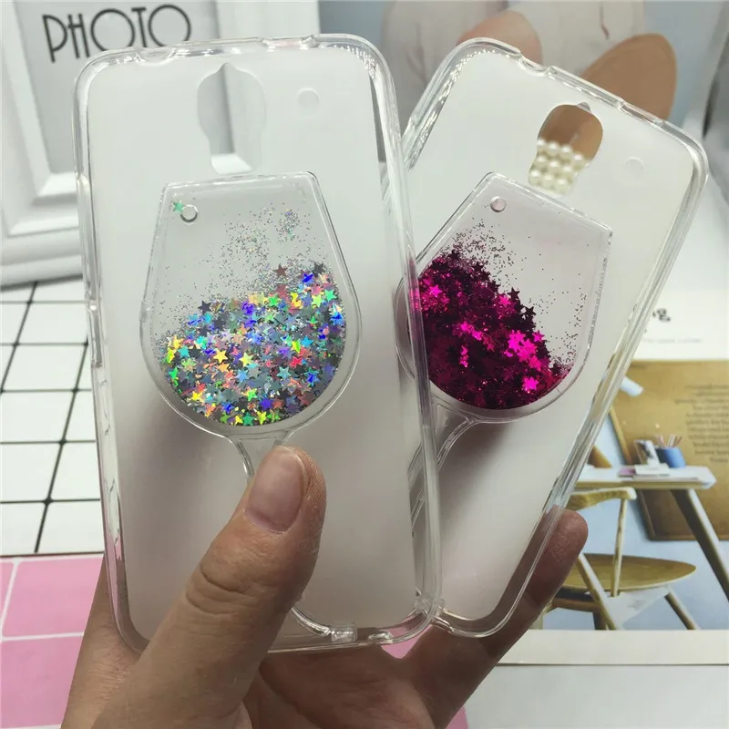 

Glitter Quicksand Phone Cases for Huawei Ascend Y360 Y3 Y336 Y3C Case Bling Cute Srtars Soft Silicon Back Cover 3D Capa Fundas