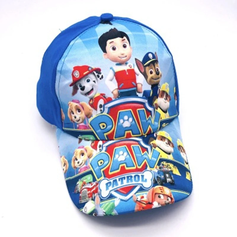 Патрульная шляпа, головной убор, Солнцезащитный головной убор, дышащая летняя бейсболка, милая, для детей 3-10 лет, Patrulla Canina, Аниме фигурки, лучший подарок