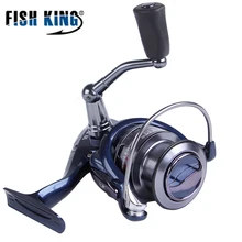 FISH KING W11-30F/40F спиннинговая Рыболовная катушка 5,5: 1 высокоскоростная 9+ 1 BBs правая/левая сменная ручка переднее загрузочное колесо