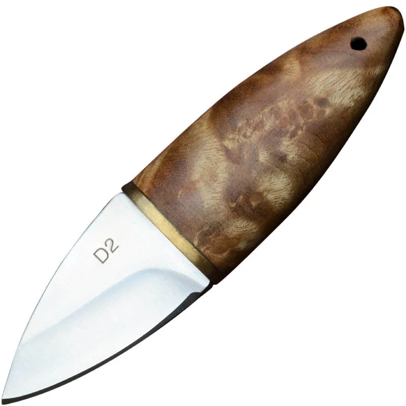 Маленький портативный нож с деревянной ручкой для самообороны с чехлом, для работы на открытом воздухе, для кемпинга, тактический, defensa, личные аксессуары Stinger - Цвет: Style 5