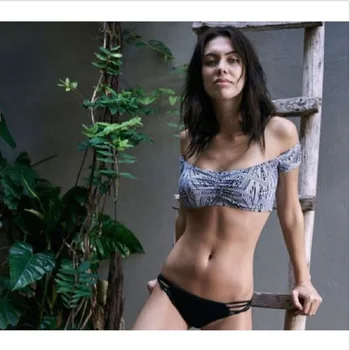 

Swimwear Women Sexy Swimwear Bikini Set Bandage Push-Up Swimsuit Bathing Suit Beachwear Biquini Floral Printed Bikini