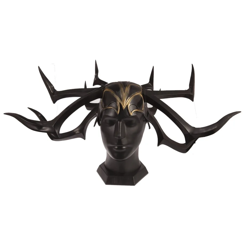 Discount  Legends Thor Ragnarok Hela Headwear Mask Hela Cosplay Headgear Helmet Halloween Stage Cosplay Party