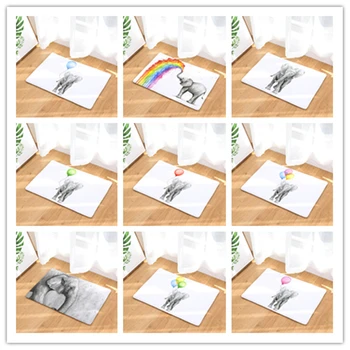 

Cross-border law Laiwu 3d printing carpet Elephant bedroom home living room carpet cartoon printing mats mats custom