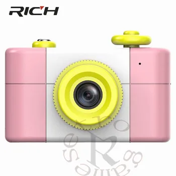 

Cartoon Digital Small SLR Camera kids Gift For Children Cameras With Stickers Entertainment kids Camera Birthday Xmas Gifts