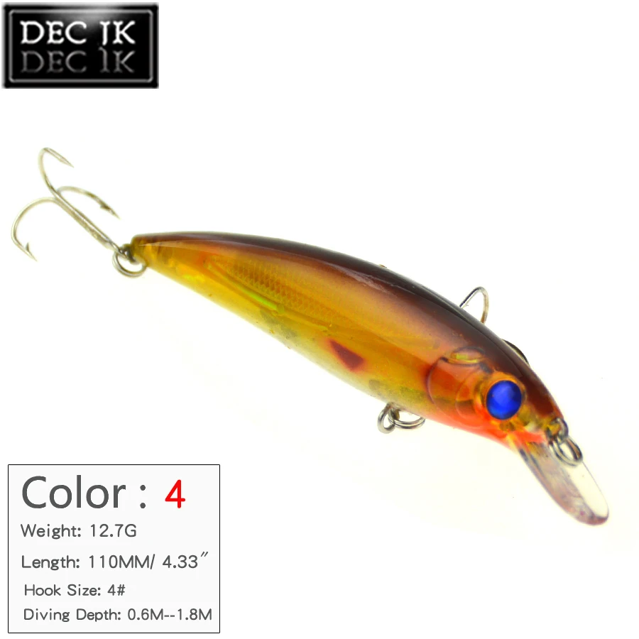 1PCS Suit For Fishing Lure Crankbaits Topwater Swimbait Wobbler Gor Trolling Peche Hook Laser Bait Artificial Lures Saltwater (4) 