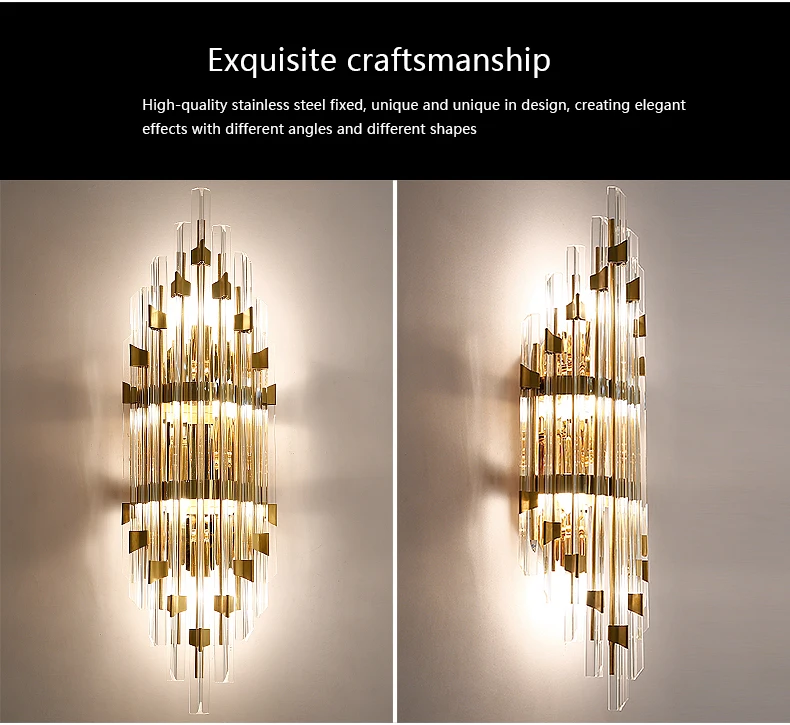 Nordic Wall sconce Lamp Led crystal wall lights 10