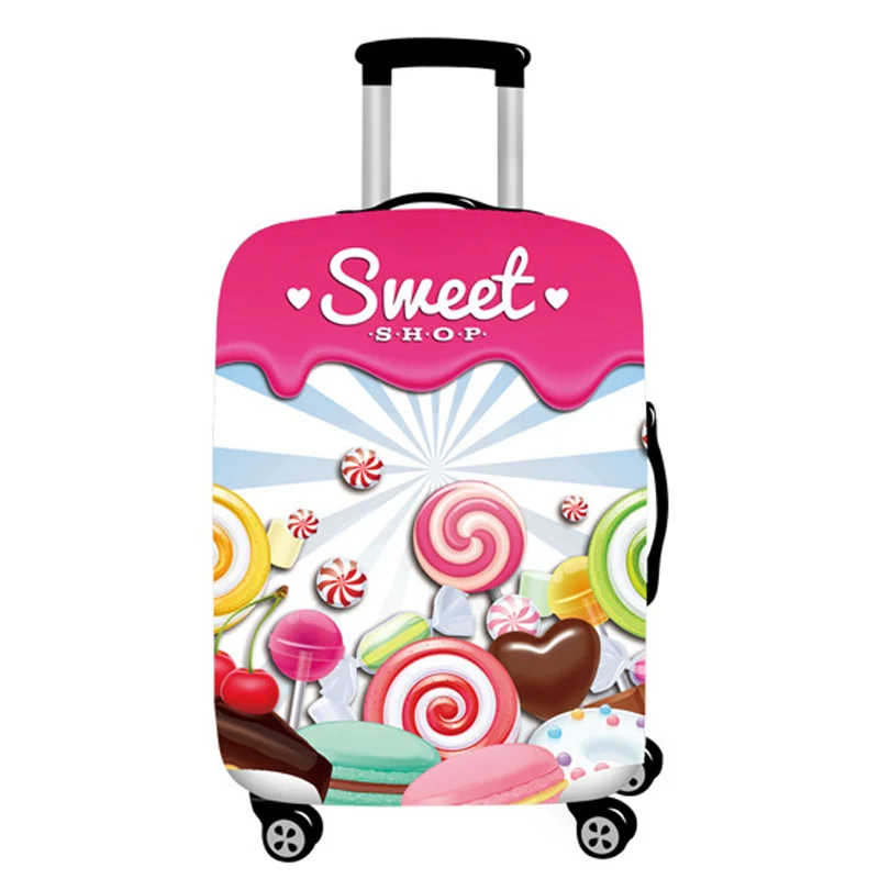 Чехол для дорожного костюма, эластичные Защитные чехлы для багажа 18-32 дюймов, чехол для чемодана на колесиках, пылезащитный чехол, аксессуары для путешествий - Цвет: B Case Cover