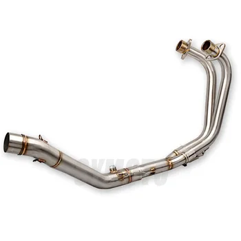 

Motorcycle Exhaust Muffler Middle and Front Link Pipe System For Yamaha MT03 MT 03 2016 2017 2018 R25 R3 YZF 2014 15 16 17 2018