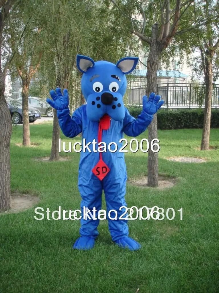 Scooby Doo SD Dog Adult Mascot Costume Fancy Outfit Cartoon Character Party Dress Free Shipping | Тематическая одежда и