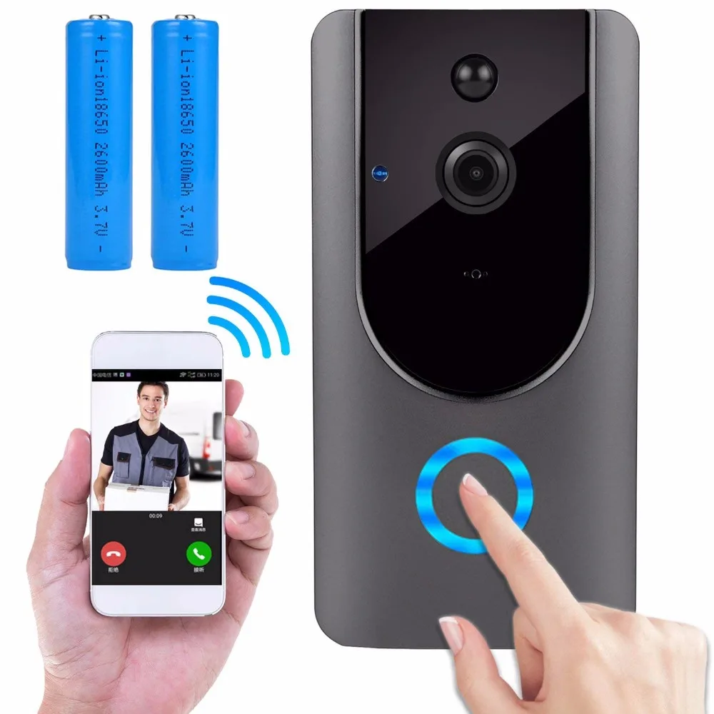 IP Video WiFi Smart Doorbell Camera Two Way Audio Night Vision