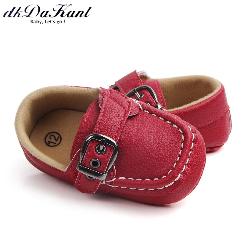 

dkDaKanl Baby Shoes Baby Leather Non-Slip Breathable Shoes with Rubber Bottom Spring Autumn 0~2 year old Baby Toddler Shoes