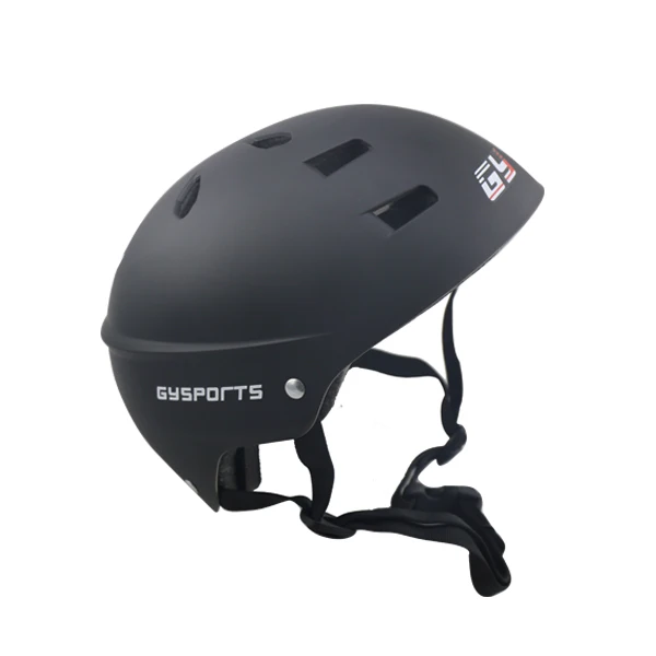 

2018 New GYSPORTS skate helmet with perfect polishing matt black bike head protector balance car equipment