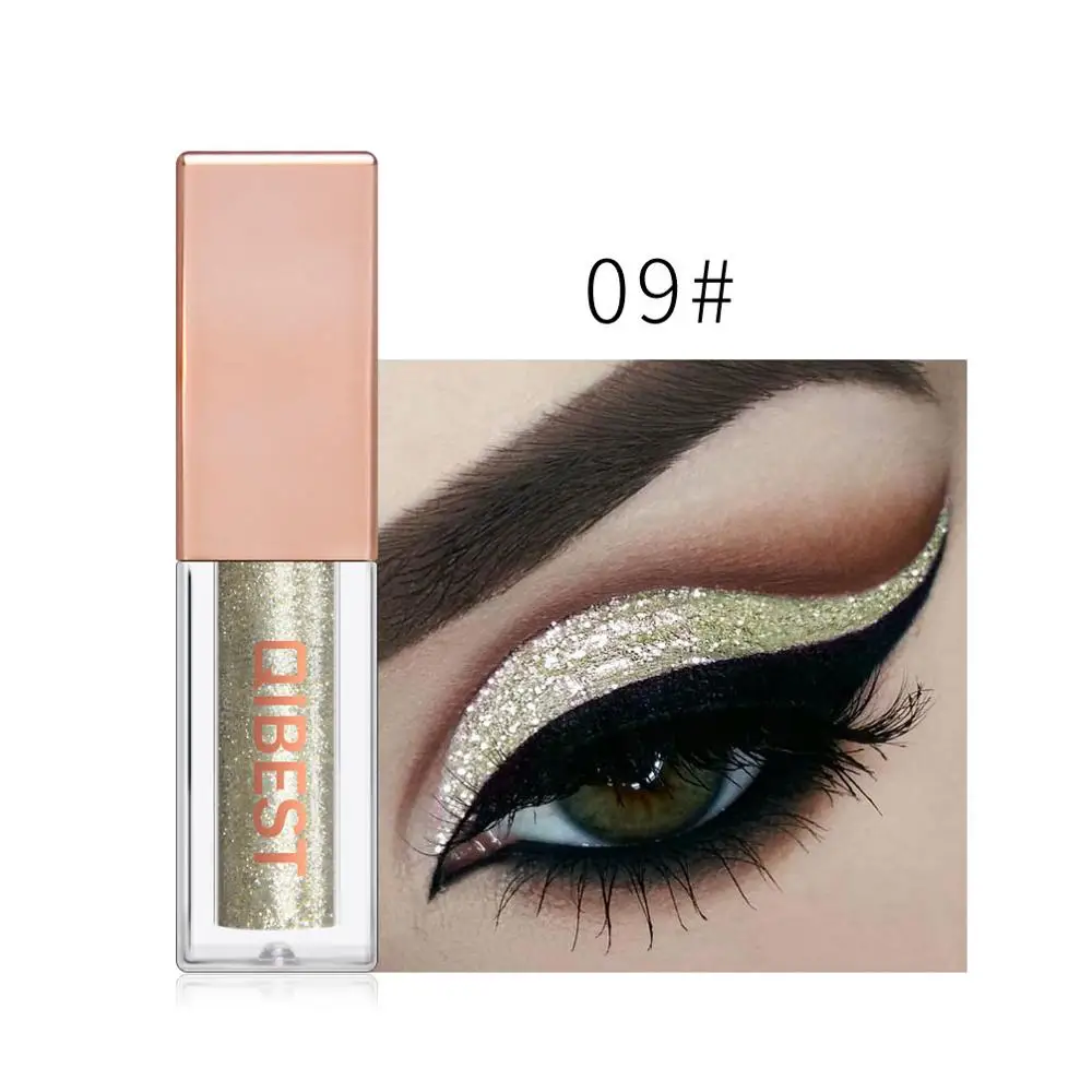 15 Colors Liquid Glitter Eyeshadow Pencil Shimmer Eyeshadow Waterproof Long-lasting Shimmer Eyeshadow Eye Makeup Accessorices - Цвет: 9