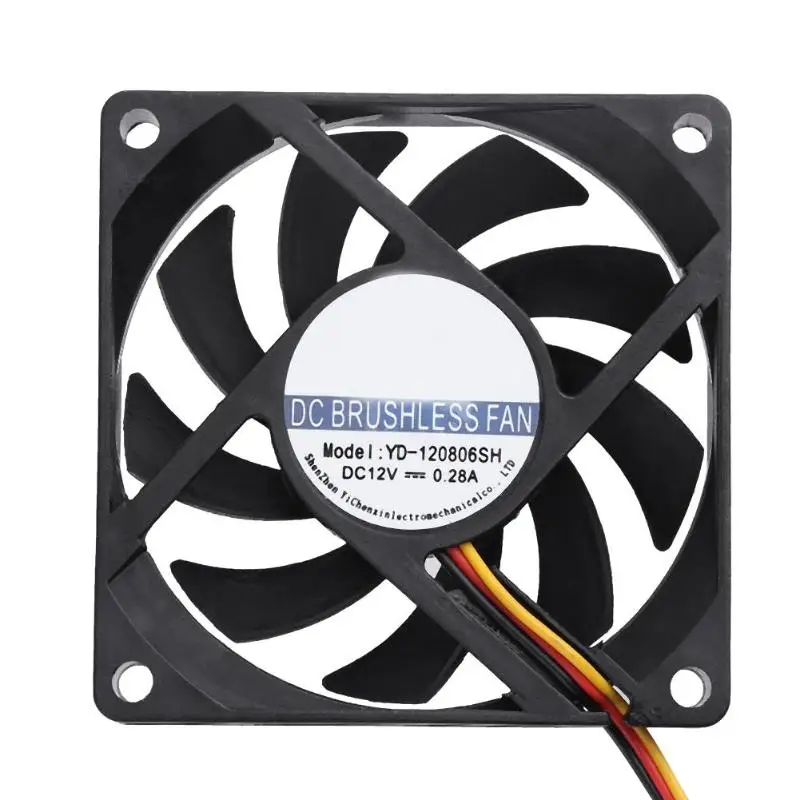DC 24V 12V 5V Охлаждающие вентиляторы для ПК корпус кулер процессора водяное