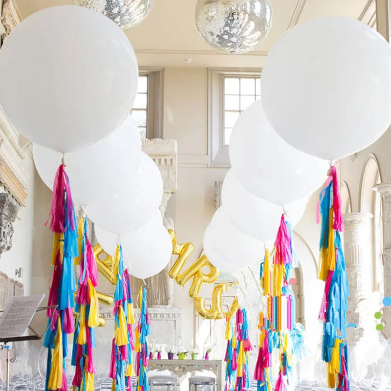 

36 Inch Round Latex Balloons Gaint Ballon for Birthday Wedding Baby Shower Decoration Party Supplies