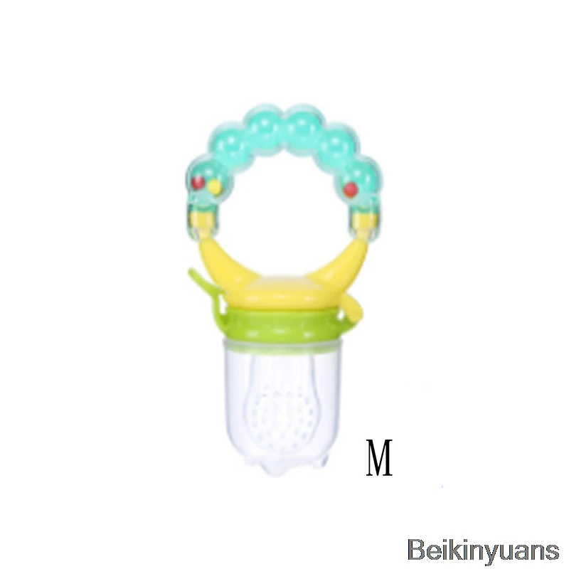 1 свежая еда детская соска детская фруктовая кормушка игрушка-кормушка колокольчик соска "bean безопасный продукт для детей соска бутылочка - Цвет: The Blue M